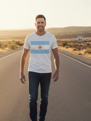 Remera Bandera Argentina